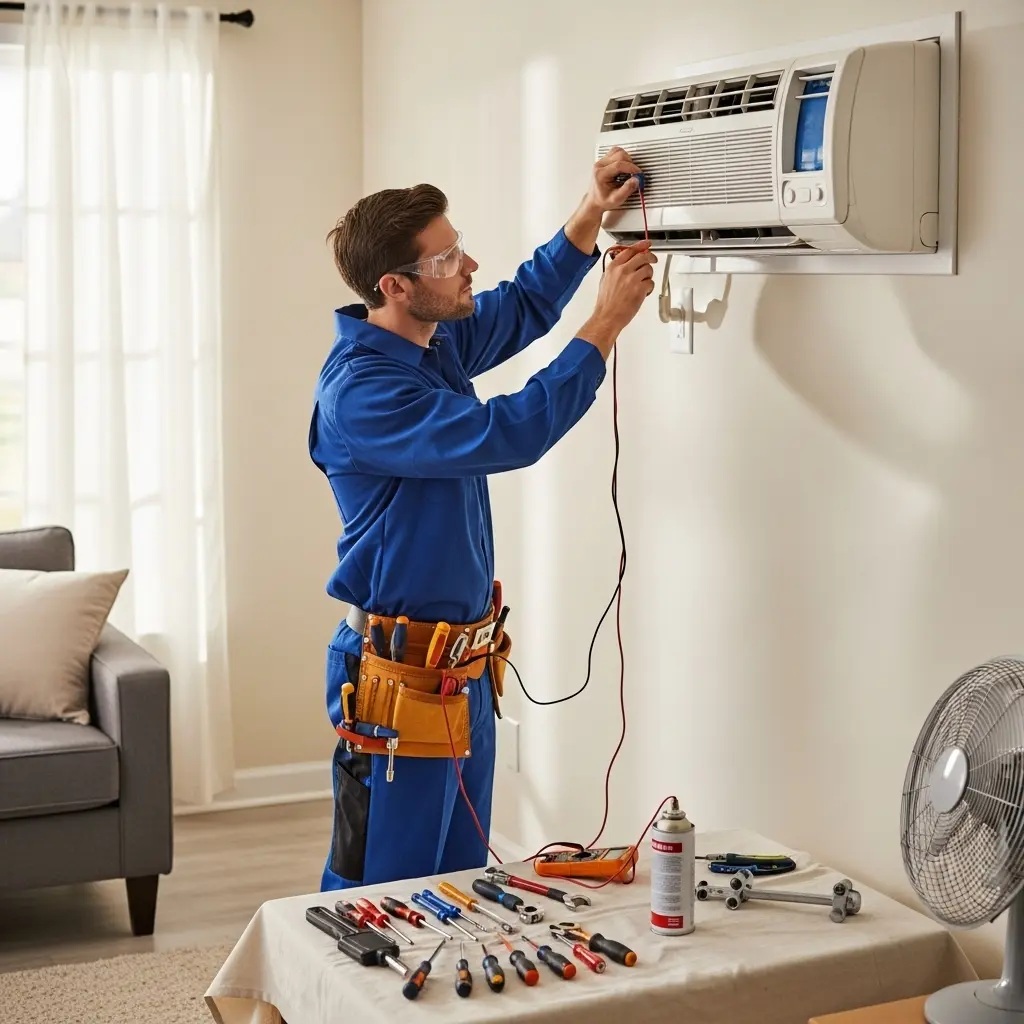Akhisar Termodinamik Termodinamik klima gaz dolumu ve bakım – Enerji verimliliği artırıldı. - Teknik servis örneği